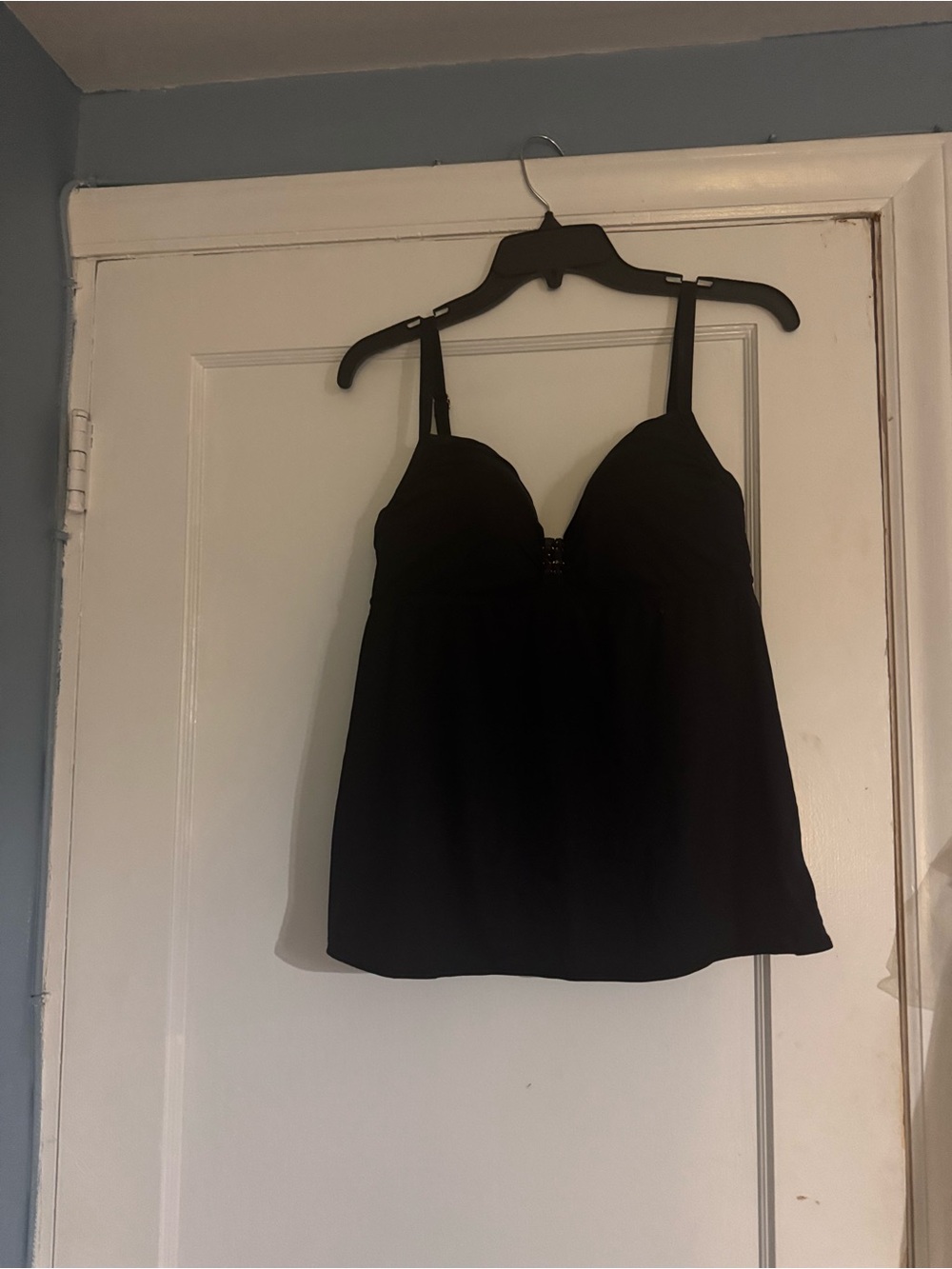 NWOT - Coco Reef Black Tankini suit with Bra Support